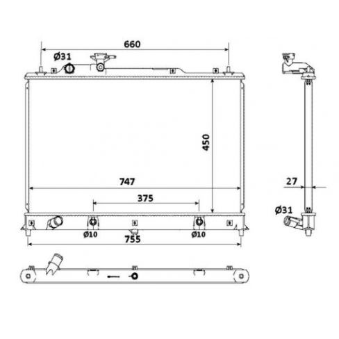 Radiator racire cu apa