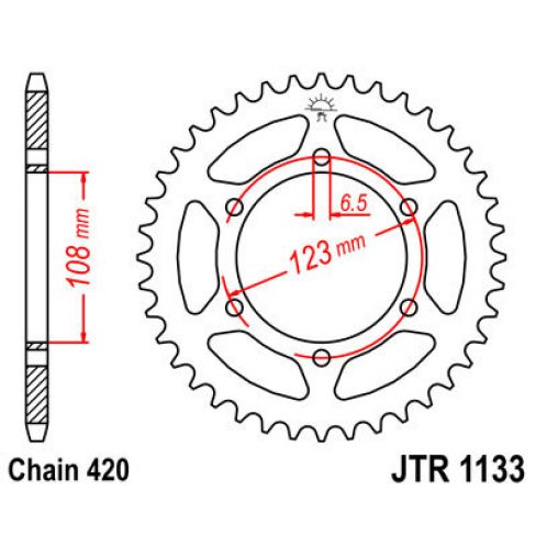 Pinion spate
