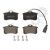 Set placute frana