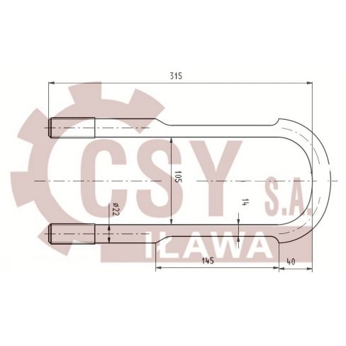 Leaf spring shackle