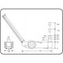 Cric special pneumatic-hidraulic