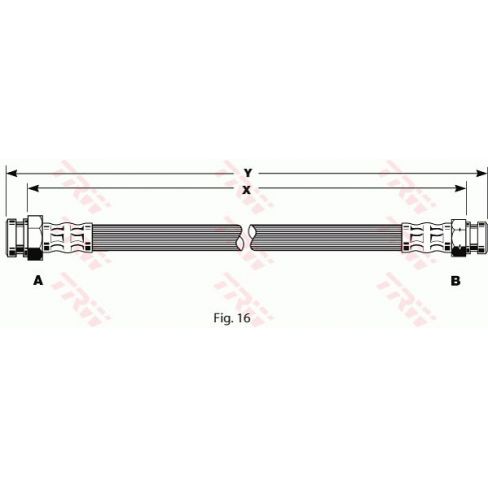 Furtun elastic frana