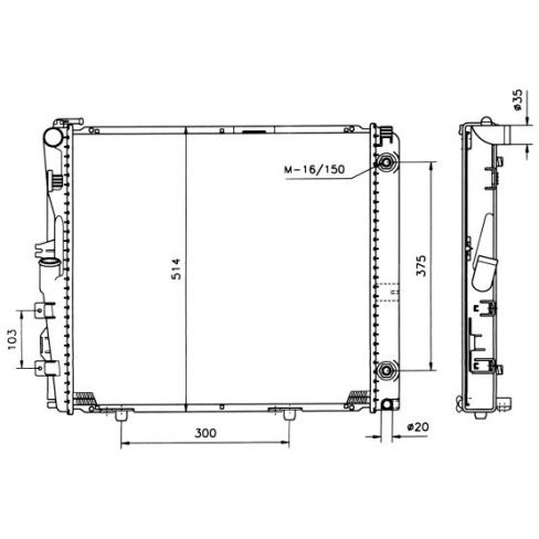 Radiator racire cu apa