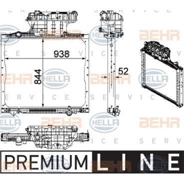 Radiator racire cu apa