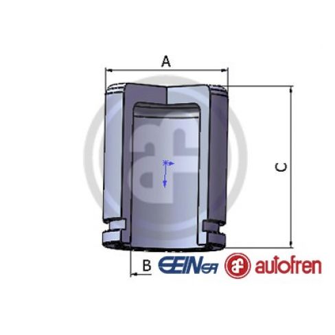 Piston etrier