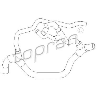 Furtun cauciuc sistem racire
