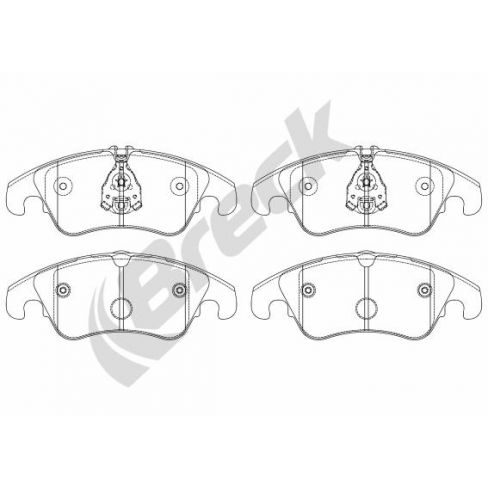 Set placute frana Set placute frana