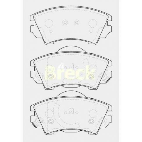 Set placute frana