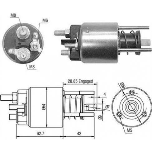 Contact solenoid demaror Contact solenoid demaror