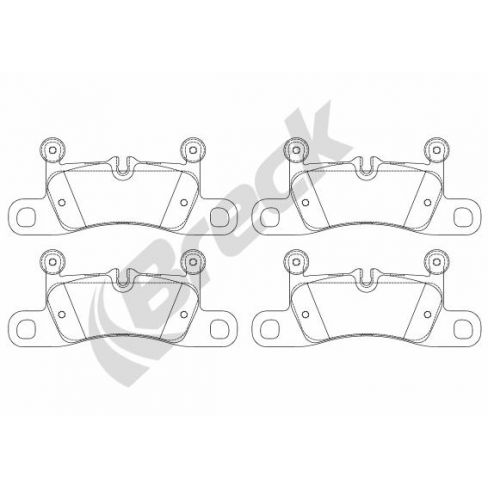 Set placute frana Set placute frana