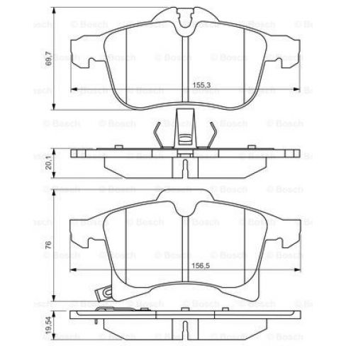 Set placute frana Set placute frana