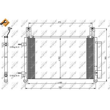 Radiator aer conditionat