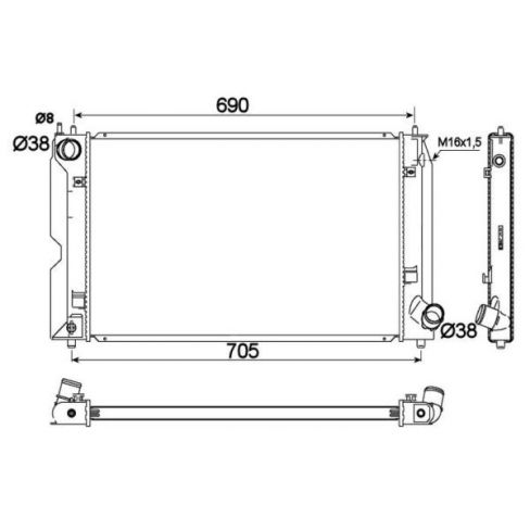 Radiator racire cu apa Radiator racire cu apa