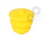 Leaf spring rubber cushion