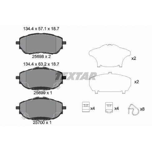 Set placute frana Set placute frana