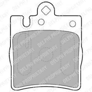 Set placute frana