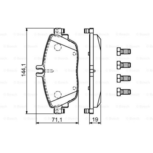 Set placute frana Set placute frana