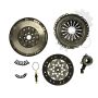 Clutch kit with dual mass flywheel and pneumatic bearing