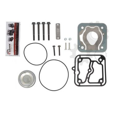 Compressor head intermediate plate