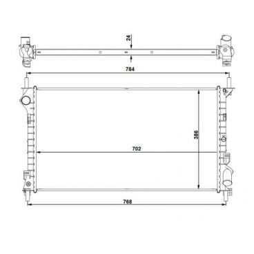 Radiator racire cu apa