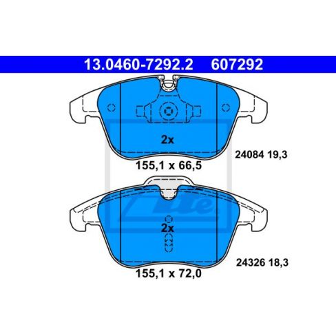 Set placute frana Set placute frana