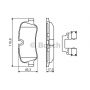 Set placute frana