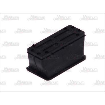 Leaf spring rubber cushion