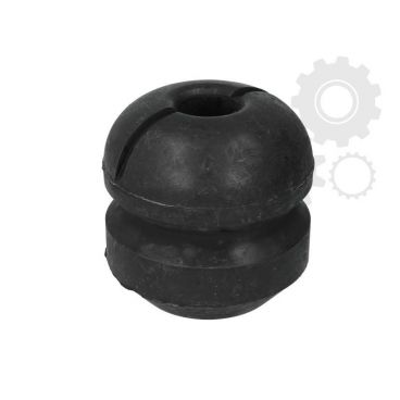 Leaf spring rubber cushion