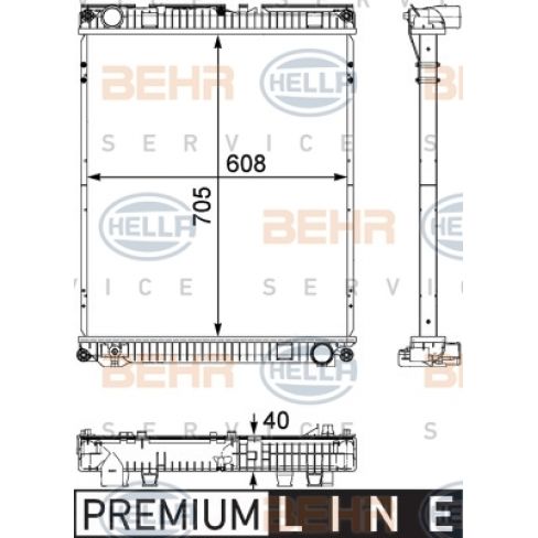 Radiator racire cu apa
