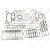 Set complet garnituri, motor