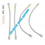 Braided stainless steel brake cables