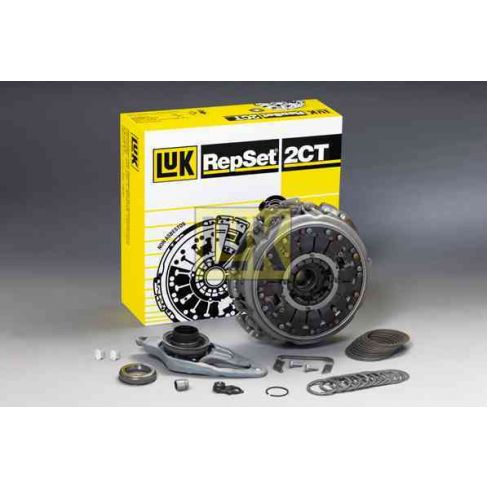 Dual-plate clutch kit with bearing