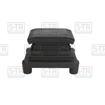 Leaf spring rubber cushion