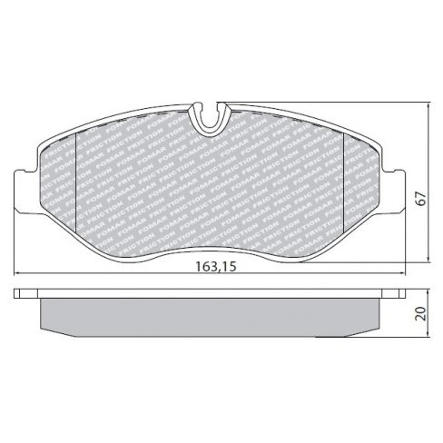 Set placute frana Set placute frana