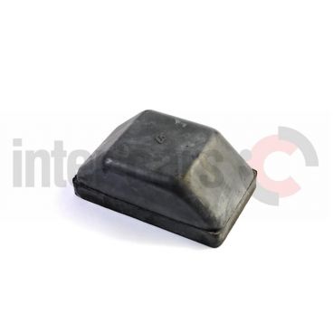 Leaf spring rubber cushion