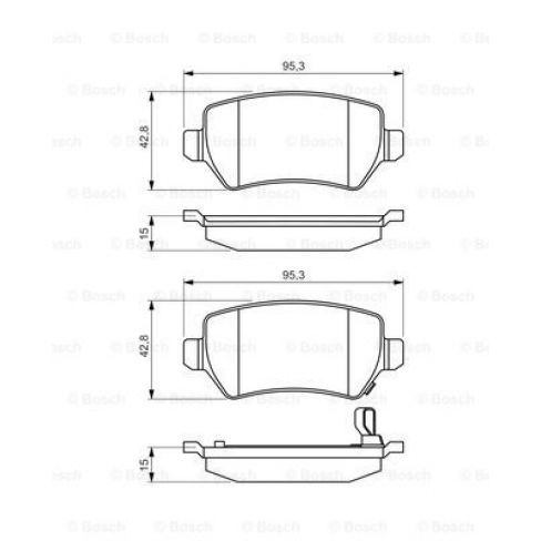 Set placute frana Set placute frana