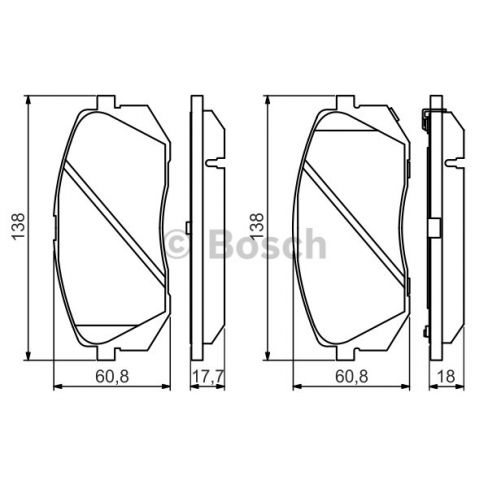 Set placute frana Set placute frana
