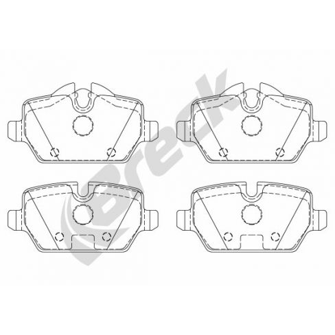 Set placute frana Set placute frana