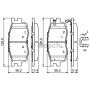 Set placute frana