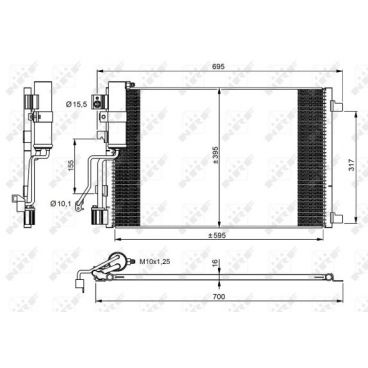 Radiator aer conditionat