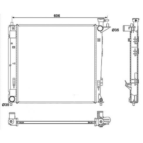Radiator racire cu apa