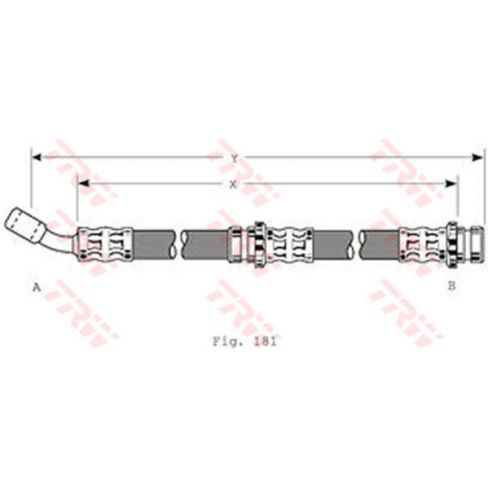 Furtun elastic frana