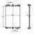 Radiator racire cu apa