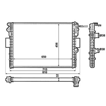 Radiator racire cu apa