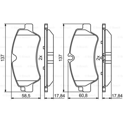 Set placute frana Set placute frana