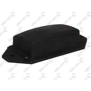 Leaf spring rubber cushion