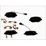 Set placute frana Set placute frana