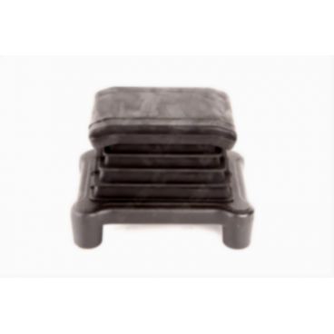 Leaf spring rubber cushion