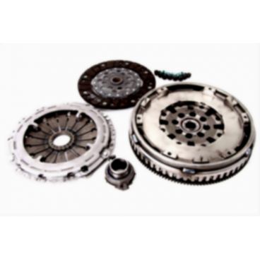 Clutch kit with dual mass flywheel and bearing