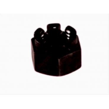 Leaf spring fixing nut